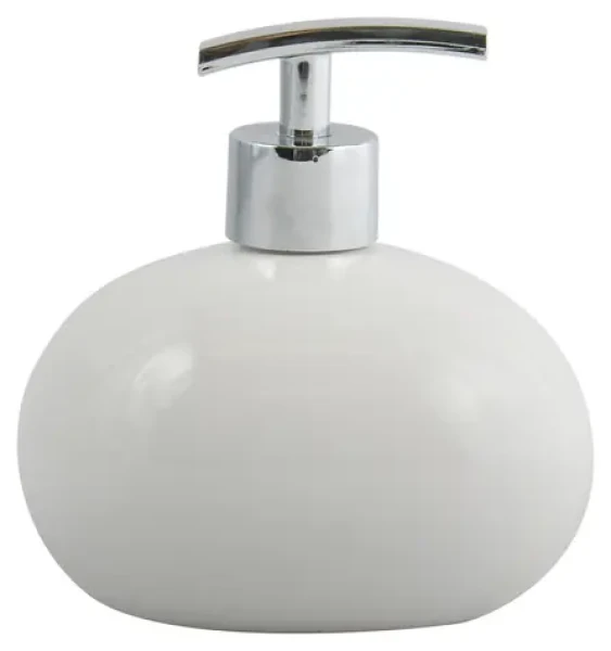 MSV JAVA dávkovač mydla biely / keramika / 360 ml