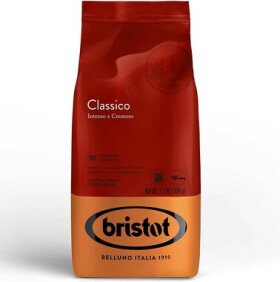 Bristot Classico 1 kg / Zrnková káva / 20% Arabica amp; 80% Robusta (8001681000213)