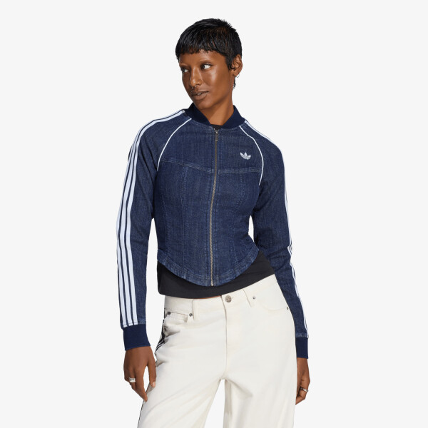 Bunda adidas Superstar Denim Corset Track Top Indigo Denim M