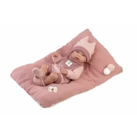 Llorens 73818 NEW BORN HOLČIČKA - realistická bábika bábätko s celovinylovým telom - 40 cm