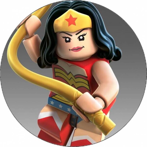 Jedlý papier Lego Wonder Woman 19,5 cm - Pictu Hap - Pictu Hap