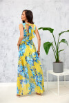 Denné šaty SUK0361-U99 žlto-modré - Roco Fashion 34