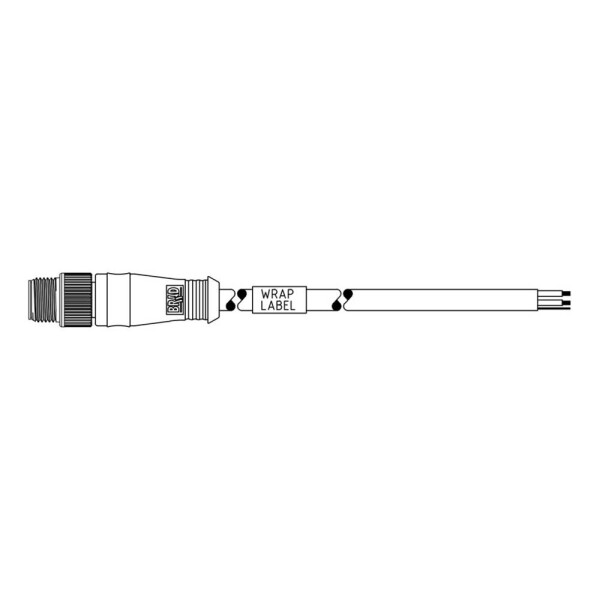 Molex upravený zástrčkový konektor pre senzory - aktory, 1300270012, 1 ks; 1300270012