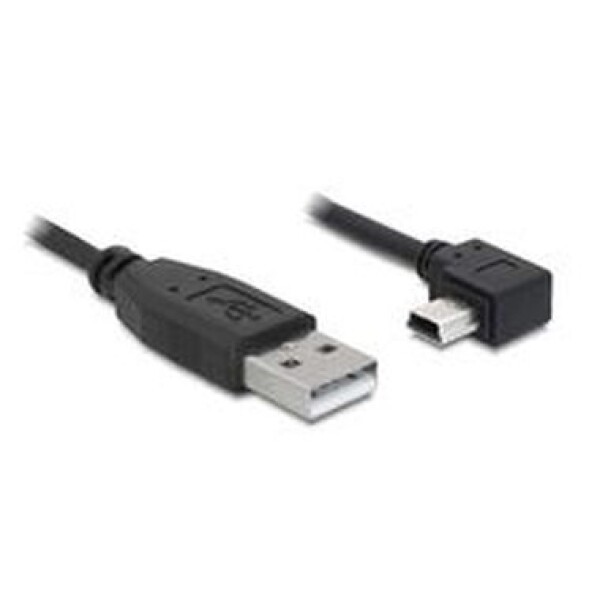 Delock kábel USB 2.0 A-samec gt; USB mini-B 5-pin samec pravoúhly, 2 metre (82682)