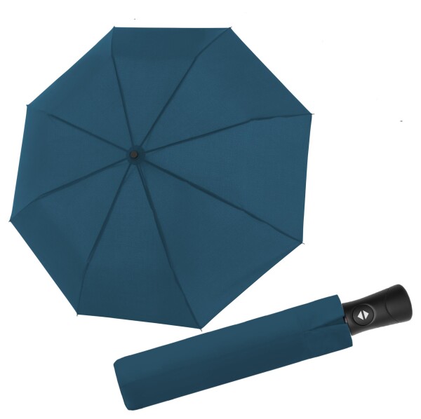 Skladací dáždnik Doppler Fiber Superstrong Crystal blue