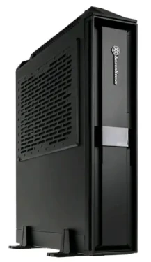 SilverStone SST-ML08B-H Milo čierna / Mini-ITX / 2x USB 3.0 / bez zdroja (SST-ML08B-H)