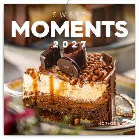 NOTIQUE Poznámkový kalendár Sladké chvíľky 2027, 30 x 30 cm (PGP-36350-V)