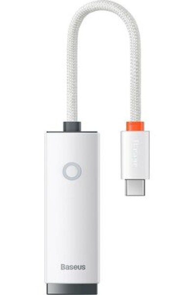 Baseus WKQX000202 Lite Series Sieťový adaptér USB-C (M) - RJ45 (F) biela / 100Mbps (WKQX000202)