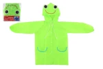 TEDDIES Detská pláštenka Žaba zelená / Pláštenka / veľkosť 110-120 cm / v sáčku