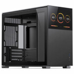 Jonsbo D31 Screen čierna / Micro-ATX / 1x USB-C 3.1 / 1x USB-A 3.0 / bez zdroja / priehľadná bočnica / displej (D31 STD BLACK SC)