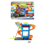 Mattel Hot Wheels City color shifters autoumývačka s otočným tunelom