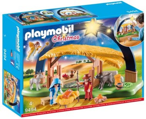 Playmobil® Christmas 9494 Osvetlený Betlehem /od 4 rokov