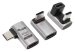Equip 133478 / USB-C adaptér 180 ° / USB4 / 40 Gbps / PD 240W / 3 ks (133478)