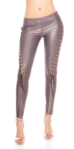 Sexy KouCla Leggings with lacing in the front