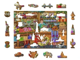 Wooden City Drevené puzzle Sladké dobrodružstvo 2v1