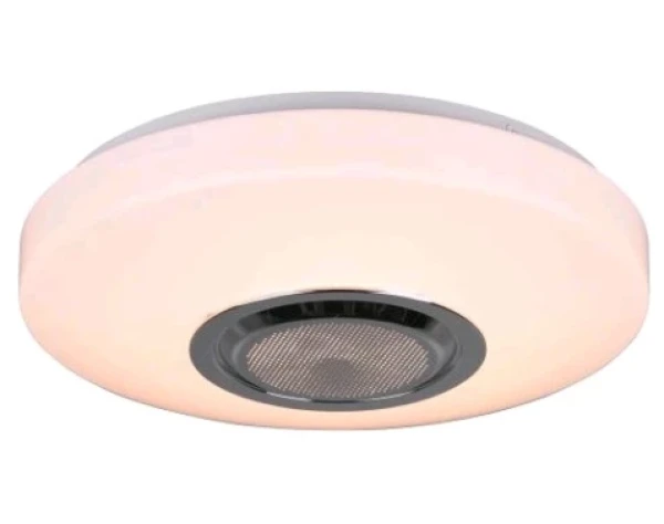 Stropné LED osvetlenie Maia, s bluetooth reproduktorom%