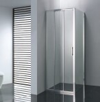 OLSEN SPA - 3-dielne sprchové dvere do niky MELIDE - FARBA rámu - Chróm / Leštený hliník (ALU), Rozmer A - 90, Smer zatvárania - Univerzálne Ľavé / Pravé, Výplň - Číre bezpečnostné sklo - 5 mm OLBMELID90CC