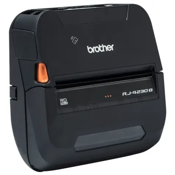 Brother RJ-4230B čierna / Mobilná tlačiareň štítkov / 4" / Priama tepelná tlač / 203 dpi / USB / Bluetooth / NFC (RJ4230BZ1)