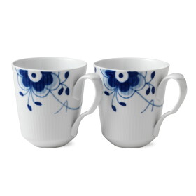 Royal Copenhagen Porcelánový hrnček s uškom Blue Fluted Mega 380 ml – set 2 ks