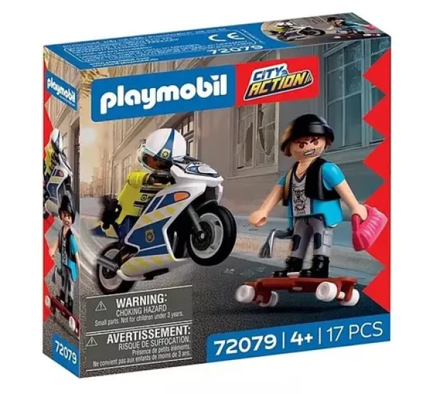 Playmobil® Action Heores 72079 Prenasledovanie na motorke