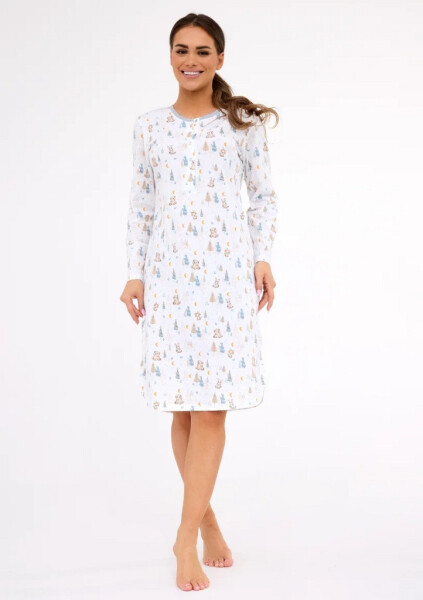 Dámská noční košile model 21417286 - Cornette L Bílá