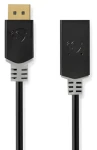 Nedis DisplayPort na HDMI kábel antracit / Kábel DisplayPort / 4K 30Hz / Pozlátené konektory / 0,20 m (CCBW37150AT02)