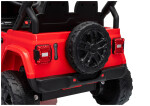 Mamido Elektrické autíčko Jeep Rubicon 24 V 2x200 W červené