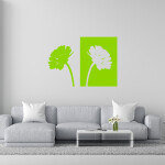 Veselá Stena Samolepka Margaréty Farba: fialová, Veľkosť: 60 x 43 cm