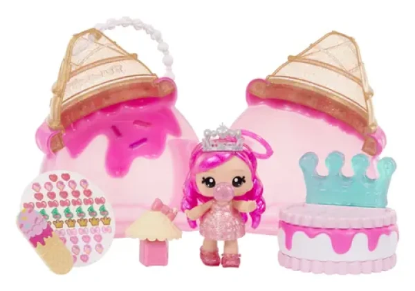 MGA Yummiland Beauty Bag taštička s bábikou Bianca Bubblegum