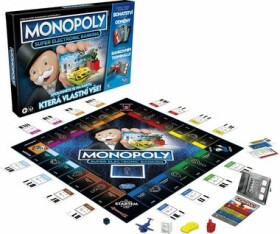 Hasbro Monopoly Super elektronické bankovníctvo CZ verzia