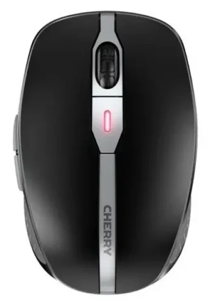 Cherry MW 9100 čierna / Bezdrôtová myš / Bluetooth 4.0 a 2,4 GHz / 1000-2400 DPI / USB-C nabíjanie (JW-9100-2)