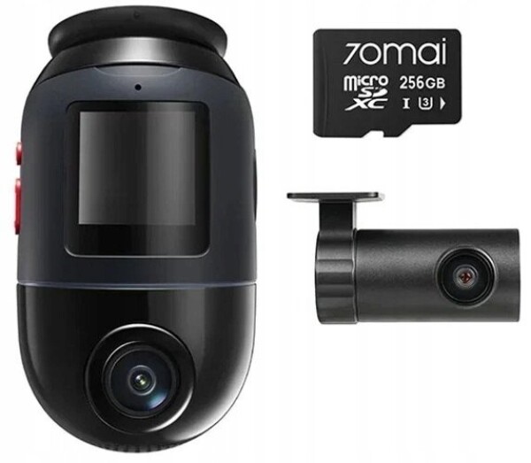 70mai Omni X800 4K set Black+ karta 70mai SD 256GB
