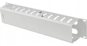 Lanberg Káblový organizér 19" 2U typ A šedý / Organizér káblov / so záslepkou (AK-1705-S)
