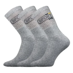 BOMA Ponožky Spot 3pack svetlo šedé 1 balenie 35-38 111897