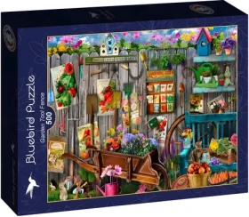 BlueBird Puzzle Plot so záhradným náradím