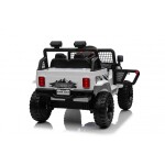 Mamido Mamido Elektrické autíčko OFF ROAD EXTREME 4x4 biele 24V | 200W | 50 kg | EVA | LED | 2,4 Ghz | ECO koža