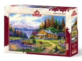 ART PUZZLE 4230 Puzzle Západ slnka v horách