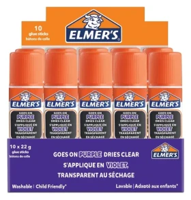 Elmer's Lepiaca tyčinka Disappearing Purple / Lepiaca tyčinka / 22 g / 10 ks (2136614)