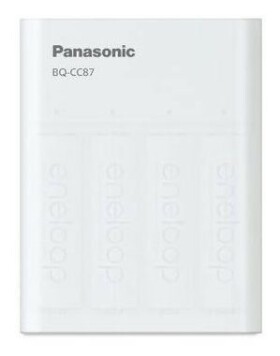 Panasonic Eneloop nabíjačka SMART BQCC87 + 4X AA 2000 mAh / Ni-MH / 4ks (K-KJ87MCD40USB)