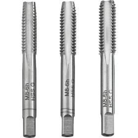 Kwb 443312 sada závitníkov 3-dielna M12 1.75 DIN 352 HSS 3 ks; 443312