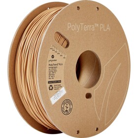 Polymaker 70976 PolyTerra vlákno pre 3D tlačiarne PLA plast Nižší obsah plastov 1.75 mm 1000 g hnedé drevo (hodvábne matné) 1 ks; 70976