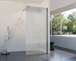 HOPA - Walk-in sprchovací kút LAGOS GRAFIT NEW 200 - Farba rámu - Grafit, Rozmer A - 100, Rozmer C - 200, Výplň - Vrúbkované bezpečnostné sklo - 8 mm BCLAGO10GPN2