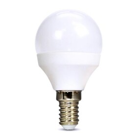 Solight WZ425 LED žiarovka miniglobe 8W / E14 / 3000K / 720lm / biele prevedenie (8592718023225)