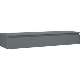 MEXEN/S - Orio kúpeľňová skrinka pod umývadlo 160 cm s doskou, 1 šuplík, grafit mat 91A10-16023-1-BFC66
