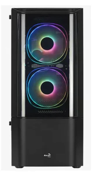 AeroCool Quantum v3 čierna / PC skriňa / ATX / 2x USB-A 3.0 / 1x USB 2.0 / 3x 120mm / bez zdroja / priehľadná bočnica (ACCM-PV30133.11)