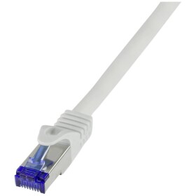 LogiLink C6A142S RJ45 USB kábel CAT 6A S/FTP 50.00 m sivá 1 ks; C6A142S