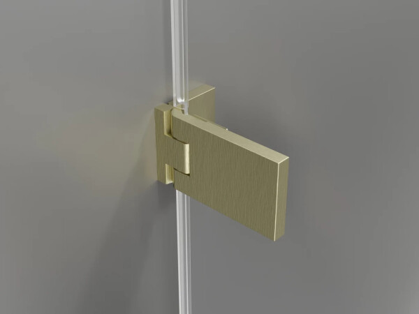 MEXEN - LUNAR nástenný pánt pre 836 /2 kusy/, zlatá kartáčovaná 830-16-55