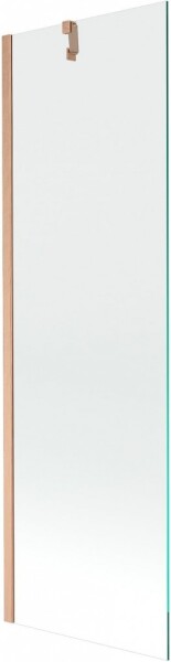 MEXEN/S - Next vaňová zástena FIX 60 x 150, transparent, meď kartáčovaná 895-060-000-00-00-65