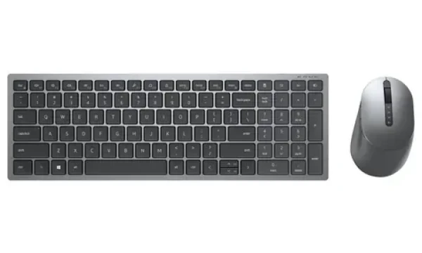 DELL KM7120W HU šedá / Set bezdrôtovej klávesnice a myši / HU / 2.4GHz / Bluetooth / USB (580-AIWH)