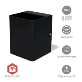 Nedis Vonkajšie svetlo Smartlife / 2 x 270 lm / Zigbee 3.0 / 12 + 4 W / RGB / 2700 K / Android iOS (ZBLOW10RGBW)